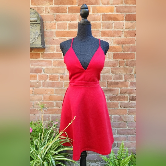 Revamped Red Dress - Picture 1 of 6
